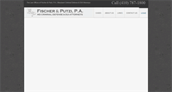 Desktop Screenshot of fischerputzilawfirm.com