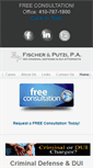 Mobile Screenshot of fischerputzilawfirm.com