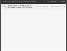 Tablet Screenshot of fischerputzilawfirm.com